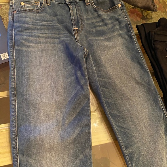 7 For All Mankind Kimmie Straight Denim Jeans - Picture 5 of 5